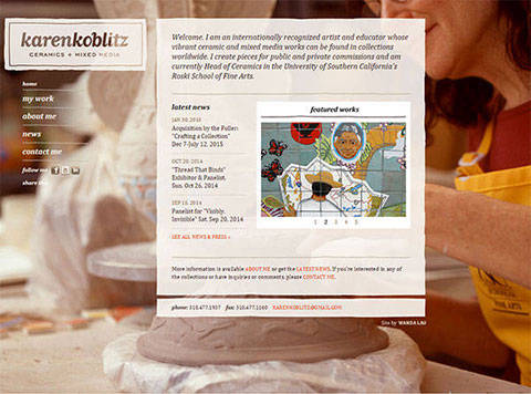 Karen Koblitz Ceramics site