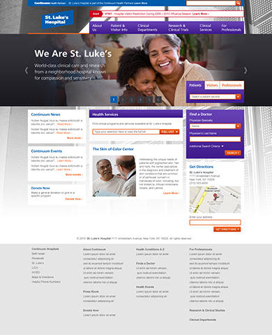 Continuum Health Partners site