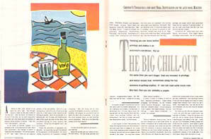 Farrago 1988 | Issue 17 | The Big Chill-Out (story and artwork by Chris Tsiolkas)