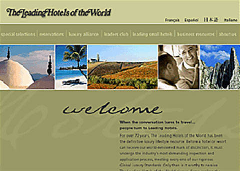 Leading Hotels of the World site